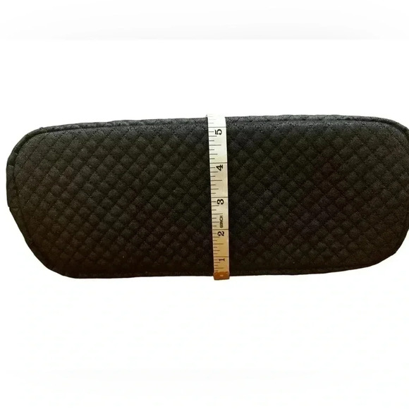 Vera Bradley Iconic Vera Tote Denim Navy Flowers - Picture 12 of 12